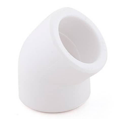 Купить Угольник Remsan соединительный PPR 448865 45 градусов белый 20 мм по низкой цене