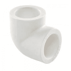 Купить Угольник Политэк соединительный PPR белый 20 мм 90 градусов по низкой цене