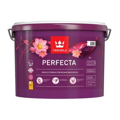 Купить Краска Tikkurila PERFECTA A в/д износостойкая 9 л по низкой цене