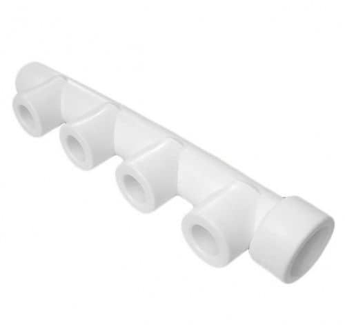 Купить Коллектор FDplast PPRC 40х25 4 выхода белый по низкой цене