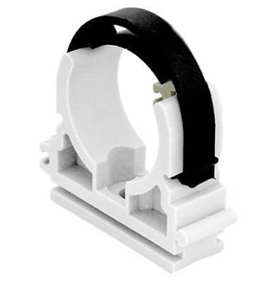 Купить Опора FDplast с зажимом PPRC белая 63 мм по низкой цене