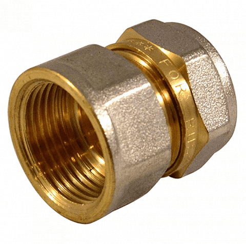Купить Соединение CTM обжимное CCF01612 с внутренней резьбой 16 мм 1/2 дюйма по низкой цене