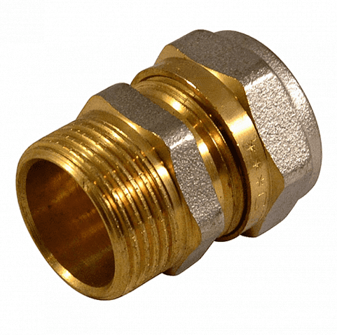 Купить Соединение CTM обжимное CCM02034 с наружной резьбой 20 мм 3/4 дюйма по низкой цене