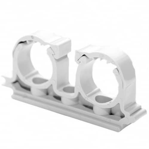 Купить Опора FDplast двойная PPRC белая 20 мм по низкой цене