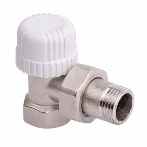 Купить Вентиль ICMA термостатический 774/82774AE06 угловой резьба 28х1,5 3/4 дюйма по низкой цене