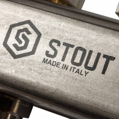 Купить Коллектор Stout распределительный SMS 0922 000013 на 13 контуров без расходомеров по низкой цене