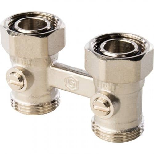 Купить Узел нижнего подключения радиатора Stout SVH 0005 000020 3/4 дюйма раздельный по низкой цене