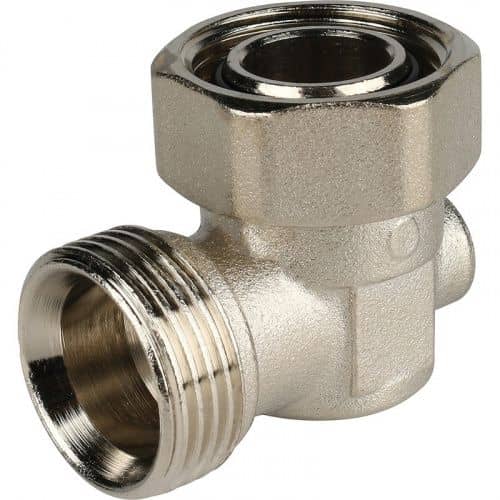 Купить Узел нижнего подключения радиатора Stout SVH 0006 000020 3/4 дюйма, раздельный, угловой по низкой цене