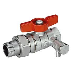 Купить Кран Giacomini шаровой R259SX009 стандартнопроходной латунный с отводом и сливом по низкой цене