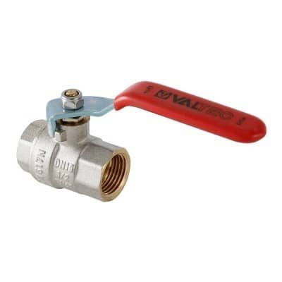 Купить Кран Valtec Base шаровой резьба ВР/ВР 2 1/2" VT.214.N.10 полнопроходной латунный по низкой цене