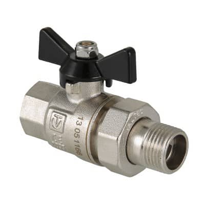 Купить Кран Valtec Perfect шаровой VT.327.N.04 усиленный полнопроходной латунный с полусгоном американка по низкой цене