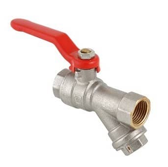 Купить Кран Valtec Combi шаровой VT.292.N.05 полнопроходной латунный со встроенным фильтром по низкой цене
