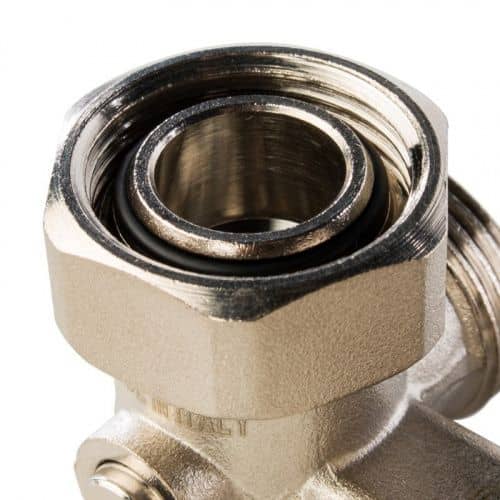 Купить Узел нижнего подключения радиатора Stout SVH 0004 000020 3/4 дюйма, для двухтрубной системы, угловой по низкой цене