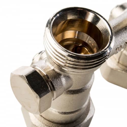Купить Узел нижнего подключения радиатора Stout SVH 0001 000020 3/4 дюйма, для однотрубной системы, прямой по низкой цене