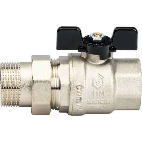 Купить Кран Stout шаровой SVB-0007-000032 полнопроходной латунный американка по низкой цене