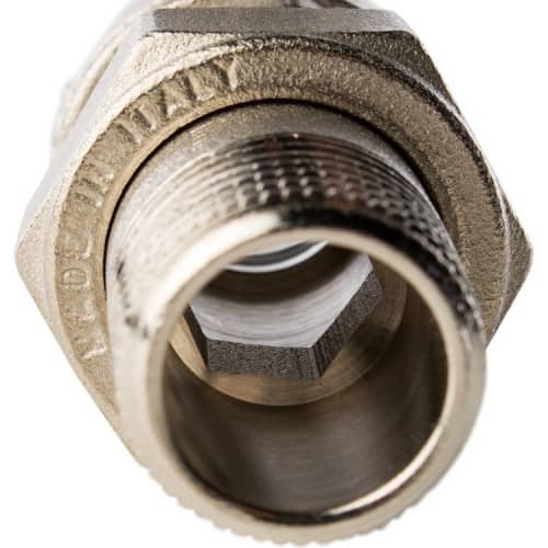 Купить Кран Stout шаровой SVB-0007-000015 полнопроходной латунный американка по низкой цене