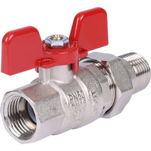 Купить Кран Stout шаровой SVB-1007-000015 полнопроходной латунный американка по низкой цене