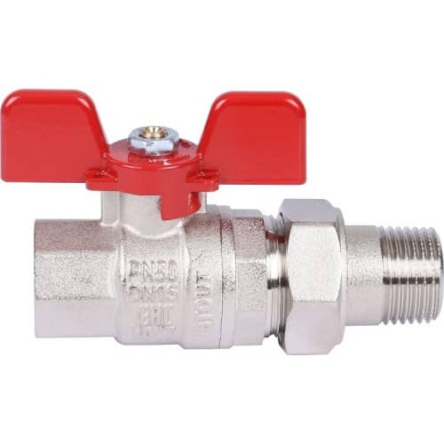 Купить Кран Stout шаровой SVB-1007-000015 полнопроходной латунный американка по низкой цене