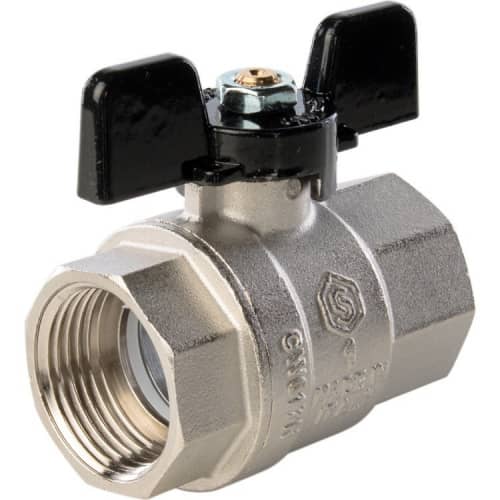 Купить Кран Stout шаровой SVB-0002-000025 полнопроходной латунный по низкой цене