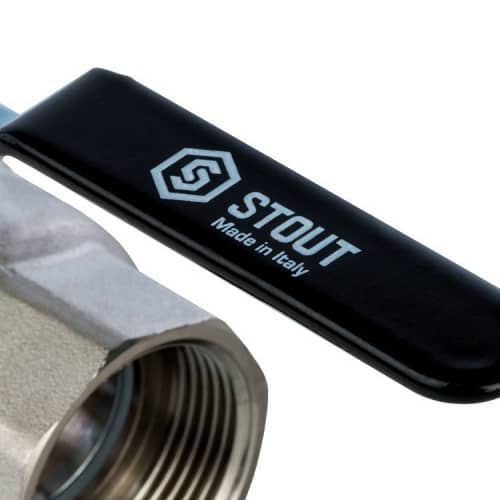 Купить Кран Stout шаровой SVB-0001-000032 полнопроходной латунный по низкой цене