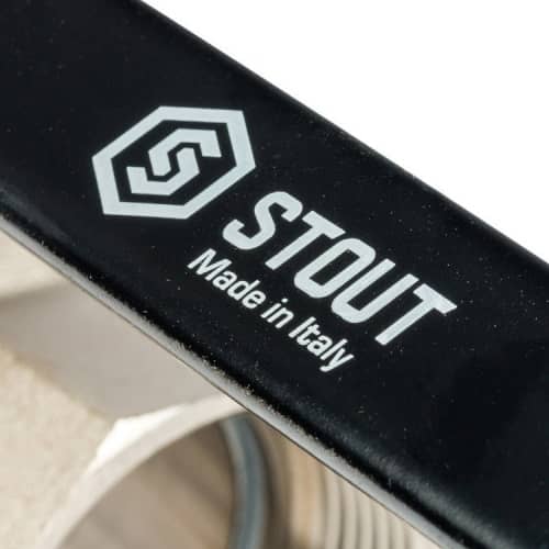 Купить Кран Stout шаровой SVB-0003-000040 полнопроходной латунный по низкой цене