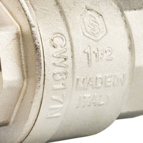 Купить Кран Stout шаровой SVB-0003-000040 полнопроходной латунный по низкой цене
