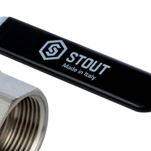 Купить Кран Stout шаровой SVB-0003-000032 полнопроходной латунный по низкой цене