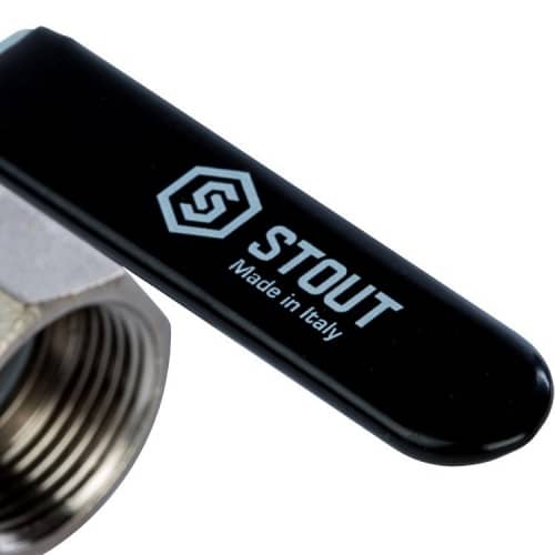Купить Кран Stout шаровой SVB-0003-000025 полнопроходной латунный по низкой цене