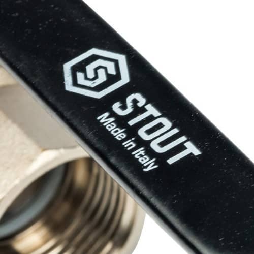Купить Кран Stout шаровой SVB-0003-000020 полнопроходной латунный по низкой цене
