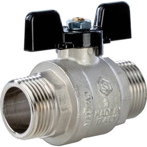 Купить Кран Stout шаровой SVB-0006-000025 полнопроходной латунный по низкой цене