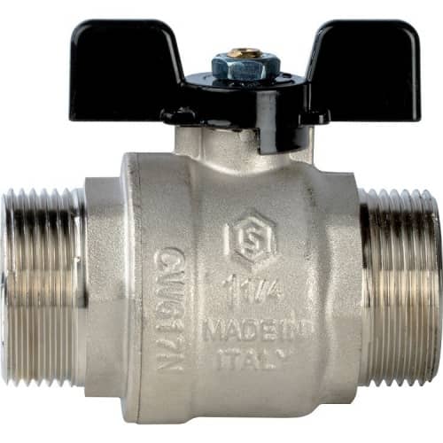 Купить Кран Stout шаровой SVB-0006-000032 полнопроходной латунный по низкой цене