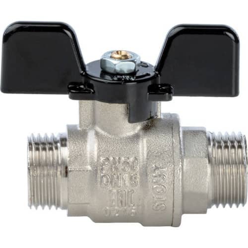 Купить Кран Stout шаровой SVB-0006-000015 полнопроходной латунный по низкой цене