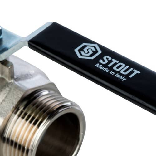 Купить Кран Stout шаровой SVB-0005-000032 полнопроходной латунный по низкой цене