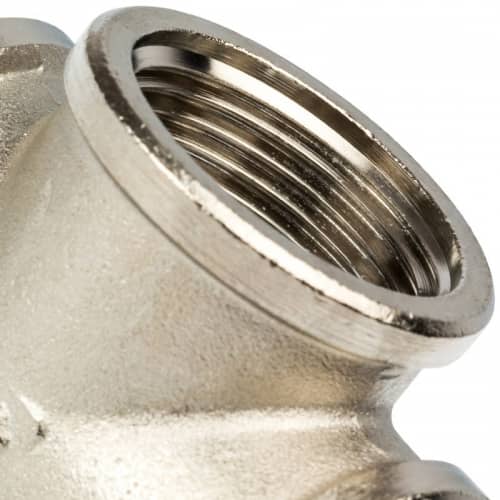 Купить Крестовина Stout SFT-0031-000112 1 1/2 дюйма никелированная с внутренней резьбой по низкой цене