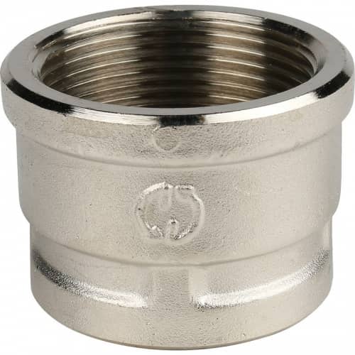 Купить Муфта Stout переходная SFT-0006-112114 1 1/2х1 1/4 дюйма никелированная с внутренней резьбой по низкой цене