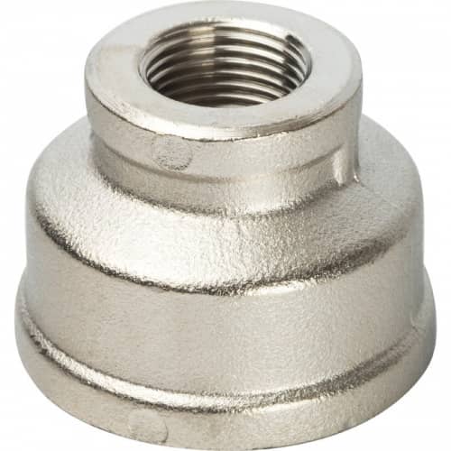 Купить Муфта Stout переходная SFT-0006-000138 1х3/8 дюйма никелированная с внутренней резьбой по низкой цене