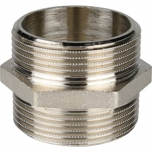 Купить Ниппель Stout SFT-0004-112112 1 1/2 дюйма никелированный с наружной резьбой по низкой цене