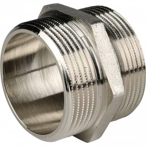 Купить Ниппель Stout SFT-0004-112112 1 1/2 дюйма никелированный с наружной резьбой по низкой цене