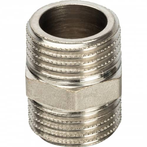 Купить Ниппель Stout SFT-0004-001212 1/2 дюйма никелированный с наружной резьбой по низкой цене