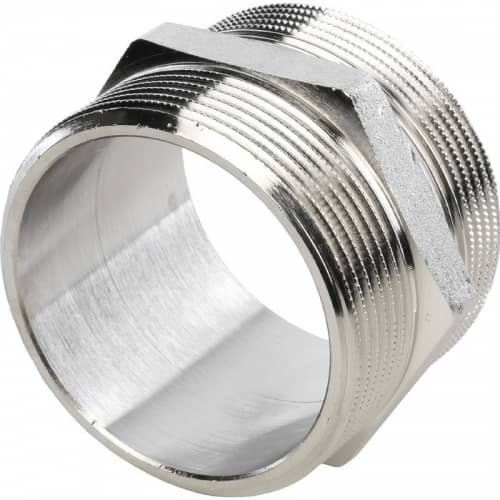 Купить Ниппель Stout SFT-0004-000022 2 дюйма никелированный с наружной резьбой по низкой цене