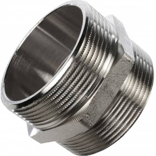Купить Ниппель Stout SFT-0004-000022 2 дюйма никелированный с наружной резьбой по низкой цене
