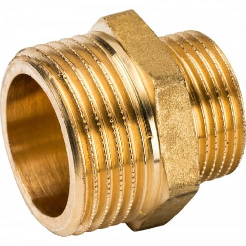 Купить Ниппель Stout переходной SFT-0003-000134 1х3/4 дюйма с наружной резьбой по низкой цене