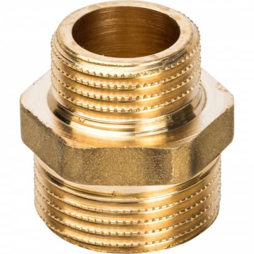 Купить Ниппель Stout переходной SFT-0003-003412 3/4х1/2 дюйма с наружной резьбой по низкой цене