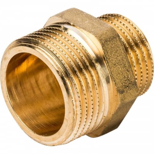 Купить Ниппель Stout переходной SFT-0003-003412 3/4х1/2 дюйма с наружной резьбой по низкой цене