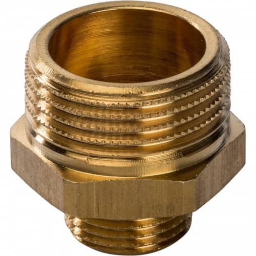 Купить Ниппель Stout переходной SFT-0003-003438 3/4х3/8 дюйма с наружной резьбой по низкой цене