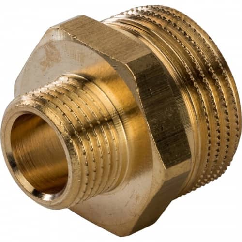 Купить Ниппель Stout переходной SFT-0003-003438 3/4х3/8 дюйма с наружной резьбой по низкой цене