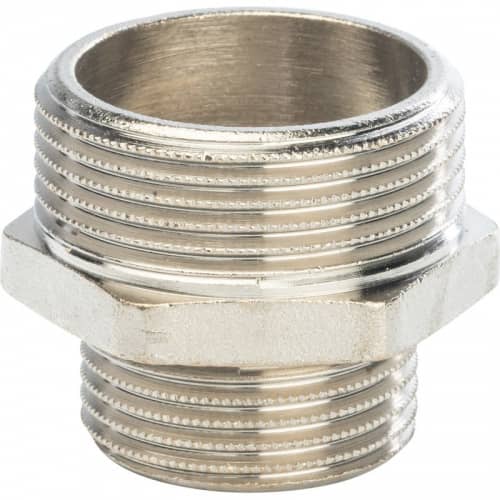 Купить Ниппель Stout переходной SFT-0004-001141 1 1/4х1 дюйм никелированный с наружной резьбой по низкой цене