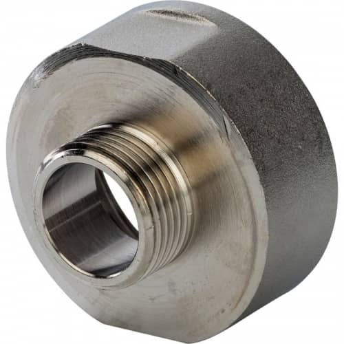 Купить Переходник Stout SFT-0008-011234 1 1/2х3/4 дюйма никелированный с внутренней и наружной резьбой по низкой цене