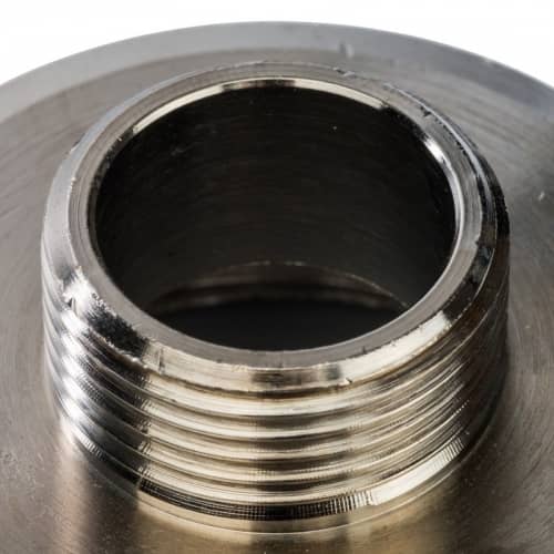 Купить Переходник Stout SFT-0008-011234 1 1/2х3/4 дюйма никелированный с внутренней и наружной резьбой по низкой цене