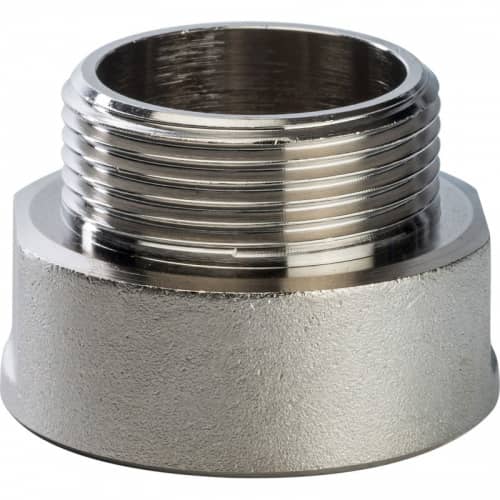 Купить Переходник Stout SFT-0008-112114 1 1/2х1 1/4 дюйма никелированный с внутренней резьбой по низкой цене